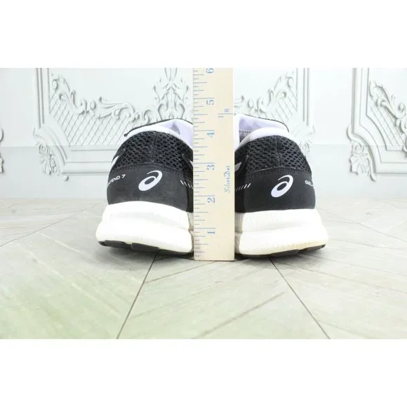 Asics Gel Contend 7 Black Mesh Breathable Running Sneakers Size 10 - Picture 8 of 9